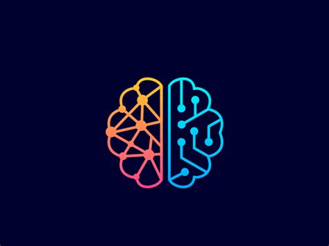 Brain Circuit V2 Brain Logo Education Logo Design Minimalist