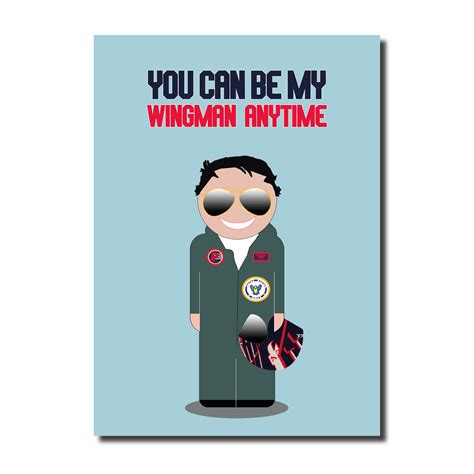 You Can Be My Wingman Card — The Buddy Fernandez Card Company