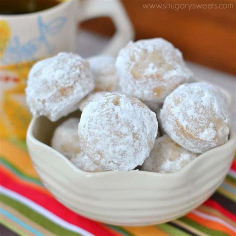 Powdered Sugar Donut Holes Shugary Sweets