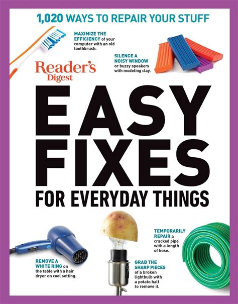 Reader S Digest Easy Fixes For Everyday Things Book By Editors Of Reader S Digest Official