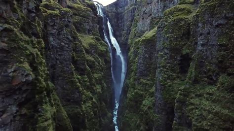 Glymur Canyon Southern Iceland Youtube