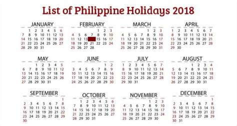 List Of Philippine Holidays 2021 Regular And Special Non Working