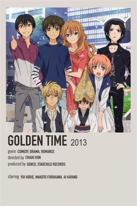 Golden Time Poster Anime Anime Printables Anime Titles