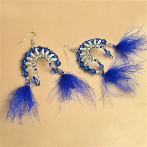 Like This Pair Of Beaded Safety Pin Chandelier Earringsthe Details