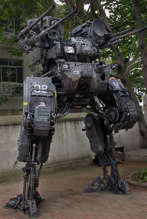 Chinese Man Builds Awesome 12 Foot Mech Robot Sort Of Image