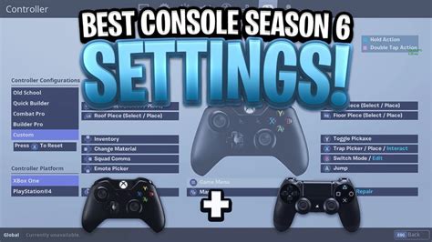 Best Sensitivity And Custom Bindings For Ps4 And Xbox Users Fortnite