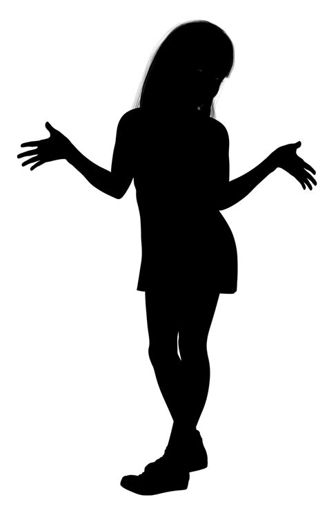 Silueta Ni A Mujer Imagen Gratis En Pixabay Pixabay
