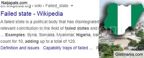 Nigeria Included To List Of Failed States On Wikipedia Gistmania