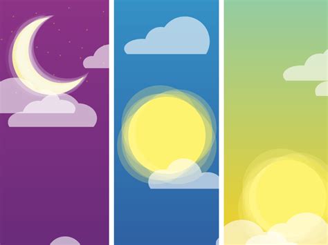 Morning Day Night By Tack Mobile Dribbble