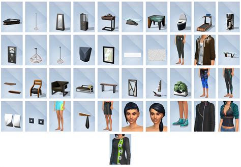 The Sims 4 Blogger • The Sims 4 Fitness Stuff Cas And Build Mod Items