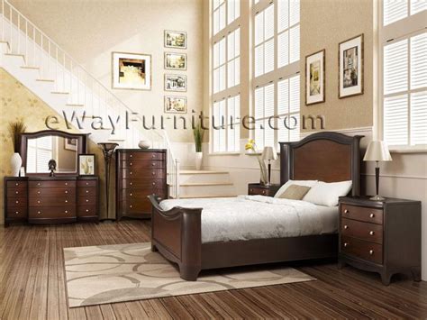 Our furniture is fully customizable by size, finish, and design. Solid Mahogany Wrap Bedroom Set