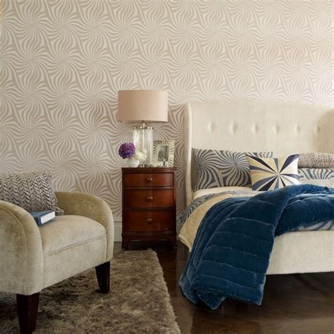 40 beautiful bedroom wallpaper ideas to envelop yourself with style. Laura Ashley wallpaper - a perfect choice for living room ...