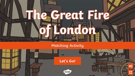 The Great Fire Of London Interactive Matching Activity