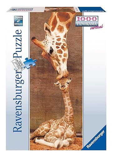 ravensburger 15115 panoramic jigsaw puzzle giraffe the first kiss 1000 pieces uk