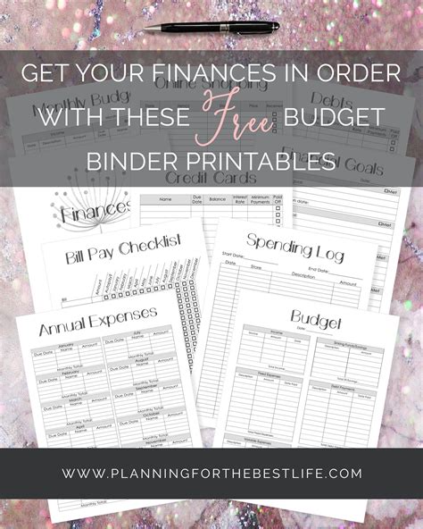 Free Budget Binder Printables in 2020 | Budget binder printables, Free budget printables, Budget ...