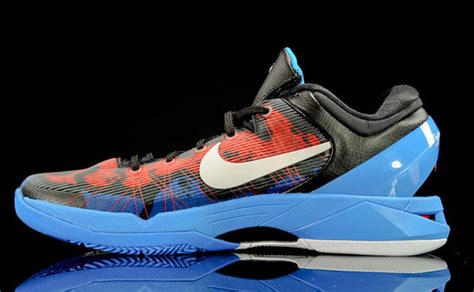 The top side of the zoom frog also has a hook slot allowing easy access for the hook point into a fishes mouth, but also keeps the point hidden from hanging into grass or other obstacles. Nike Zoom Kobe VII "Poison Dart Frog" | Nice Kicks