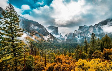 Autumn Yosemite Valley Wallpapers Wallpaper Cave