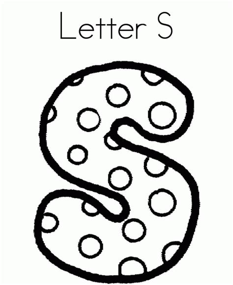 Free S Coloring Pages For Preschool, Download Free S Coloring Pages For