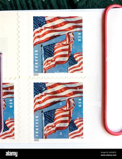 Red U S Postage Hi Res Stock Photography And Images Alamy