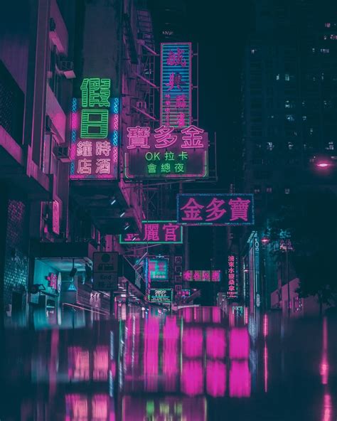 Neon Hong Kong Wallpapers On Wallpaperdog