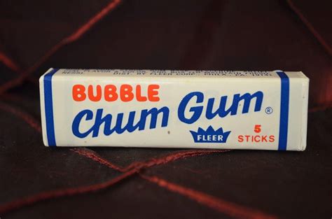 Rare Original Fleer Chum Gum Complete Package From The 1960s ~ 5