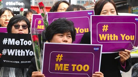 metoo movement takes hold in south korea bbc news