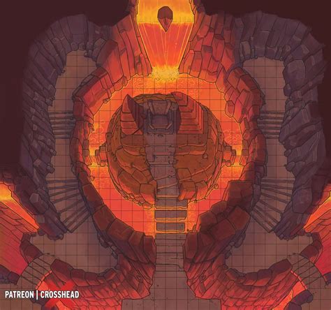 A Demonic Throne Room Dndmaps Fantasy Map Dungeon Maps Dnd World Map