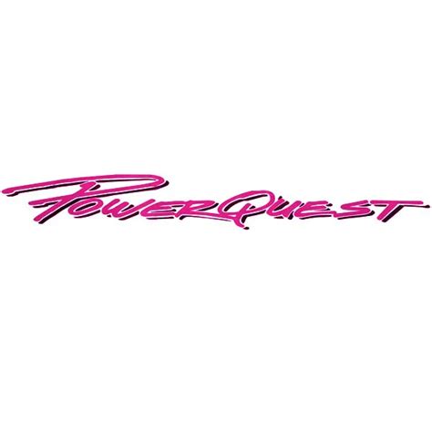 Powerquest Boat Decal Hot Pink Charcoal Logo Sticker £6380