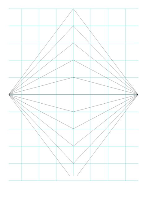 perspective grid  point printable