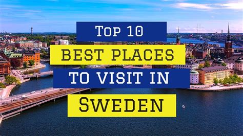 🆕top 10 best places to visit in sweden sweden tourist attractions official video youtube