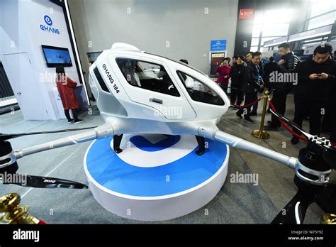 An Ehang 184 The Worlds First Fully Electric Autonomous Aerial Vehicle Aav Capable Of