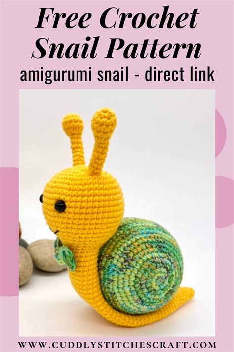 Free Crochet Snail Pattern Free Amigurumi Snail Pattern