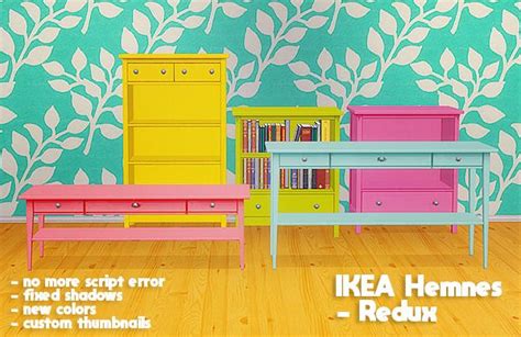 Linacherie Ikea Hemnes Hemnes Sims 4 Custom Content
