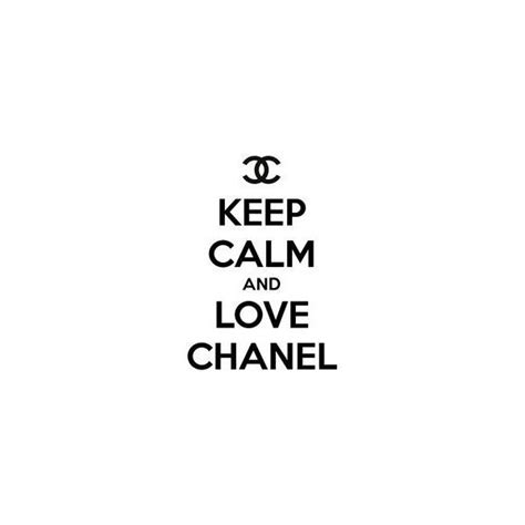 Coco Chanel Bitch Logo Liked On Polyvore Featuring Text Keep Calm And