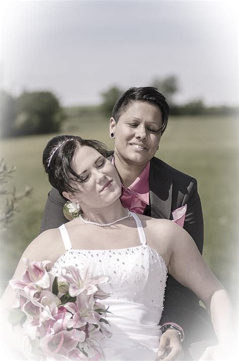 Free Photo Bride And Groom Marry Wedding Love Same Sex Marriage Before Bride Hippopx