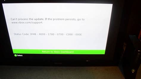 Xbox 360 Slim Update Error Fix Status Code C000 000e Youtube