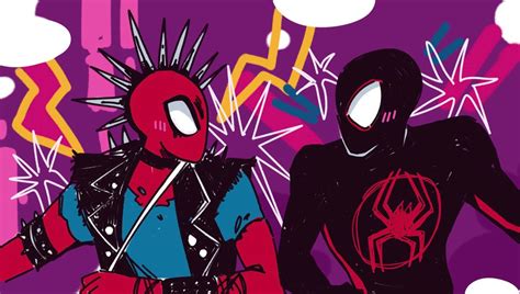 Art By Szczurherbacany On Twitter Best Superhero Movies Spider Verse Marvel Characters