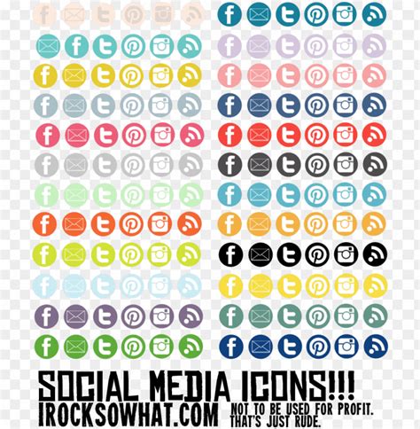 Social Media Icons Free Download Free Downloadable Social Media Icons