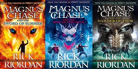 Magnus Chase Series 3 Books Young Adult Collection Paperback By Rick