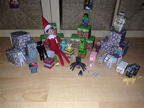 Elf On The Shelf Minecraft Elf On The Shelf Elf Holiday Decor
