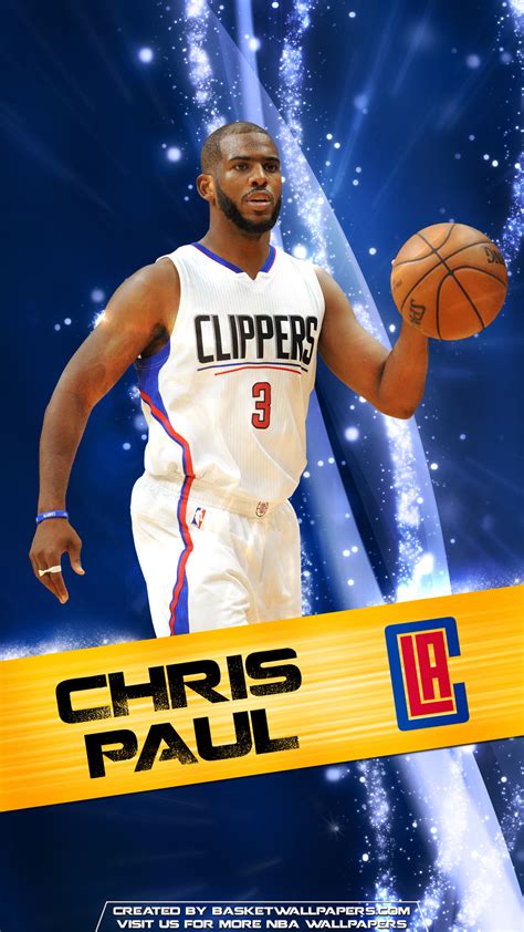 Chris Paul Los Angeles Clippers 2016 Mobile Wallpaper Basketball