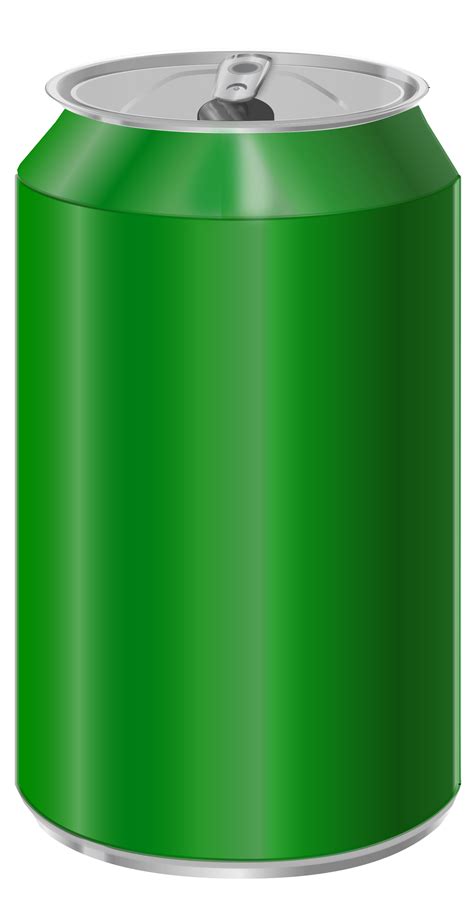 Clipart Green Soda Can
