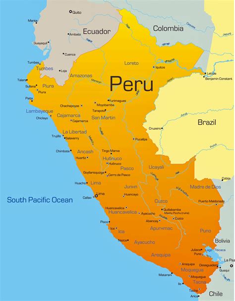 Kaart Peru Kaart