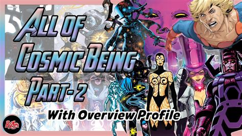 Marvel 101 All Of Cosmic Being Entity In Marvel Universe Part 2