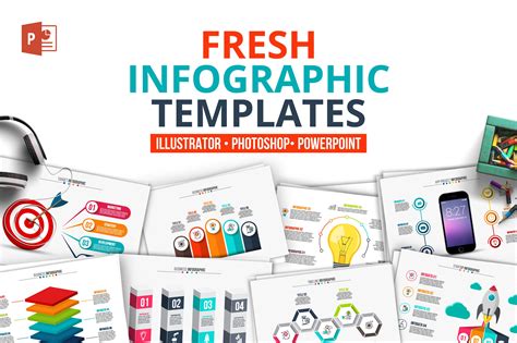 Fresh Powerpoint Infographics Powerpoint Templates Creative Market