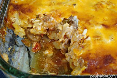 Best Ever Beef Noodle Casserole Recipe About A Mom