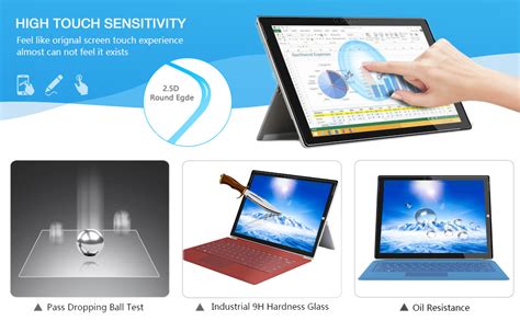Megoo Screen Protector For Surface Pro 3 Tempered Glass