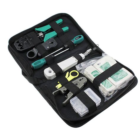 Maybe you would like to learn more about one of these? 11pcs/set RJ45 RJ11 RJ12 CAT5 CAT5e Portable LAN Network Repair Tool Kit Utp Cable Tester AND ...