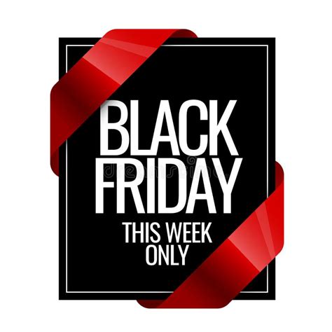 Black Friday Sign Design Template Stock Vector Illustration Of
