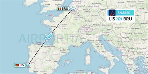 Sn3820 Flight Status Brussels Airlines Lisbon To Brussels Dat3820